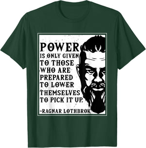Ragnar Lothbrok Vikings Quote Novelty T-Shirt - T-Shirt | Forest
