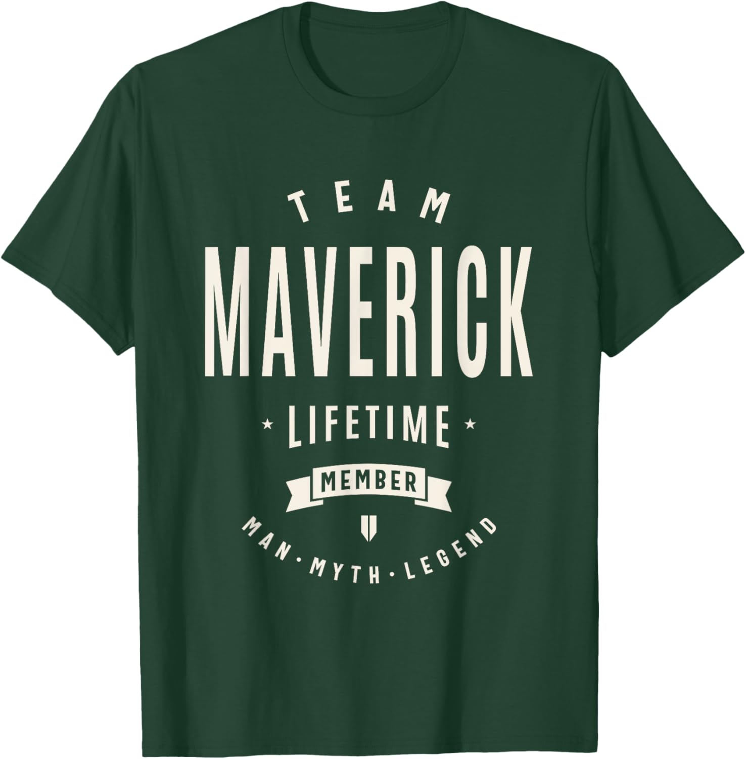 Team Maverick Lifetime Member Funny Name Maverick T-Shirt - T-Shirt | Forest