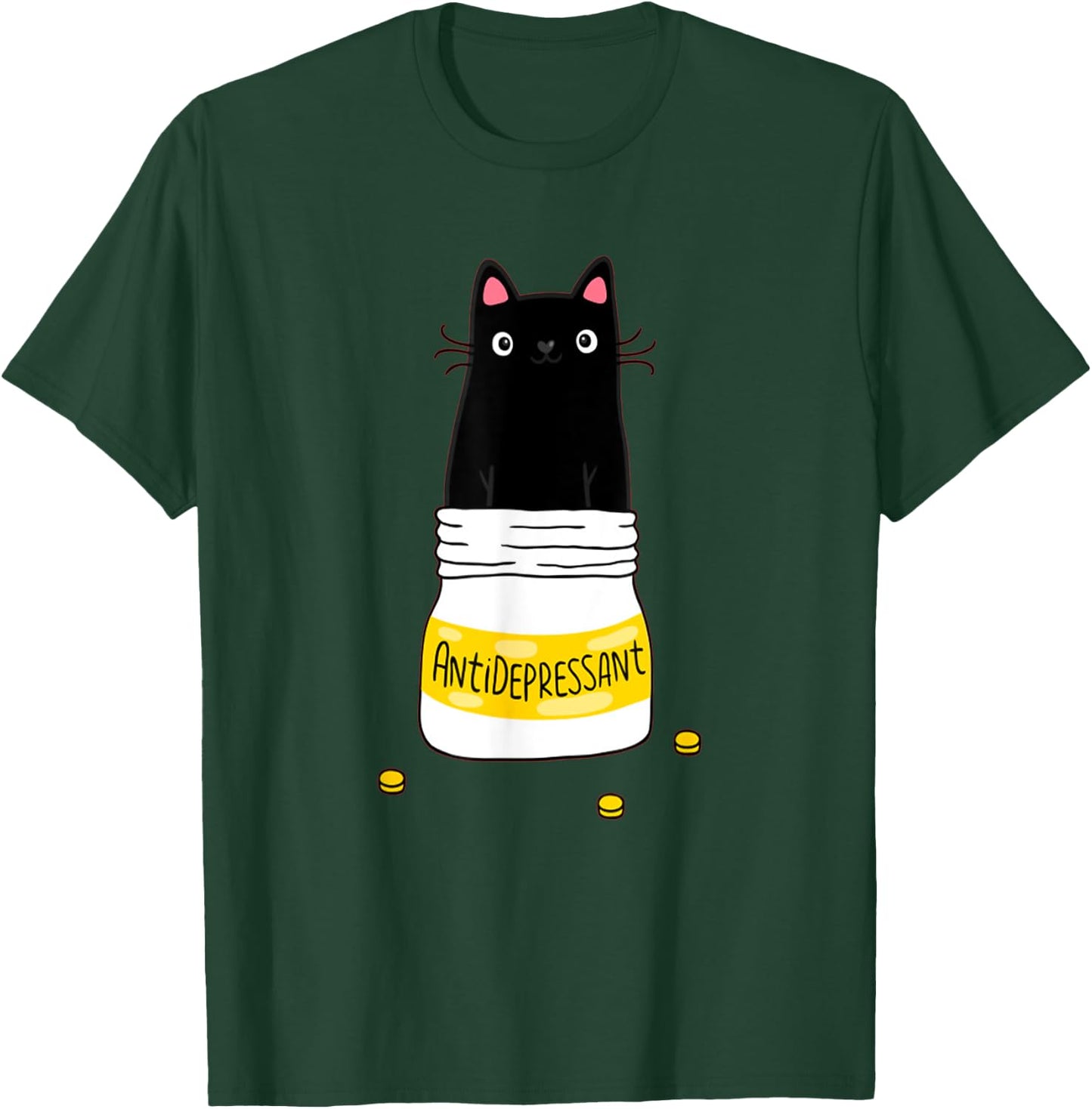 Cute Funny Cat T-Shirt - T-Shirt | Forest