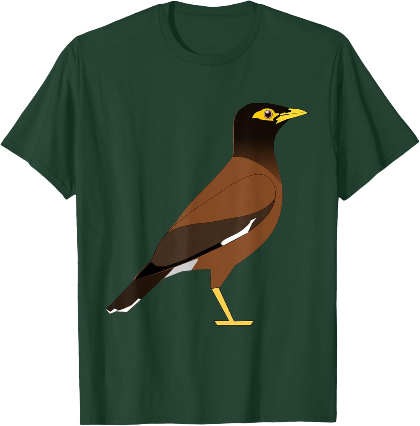 Common Myna Mynah T-Shirt - T-Shirt | Forest