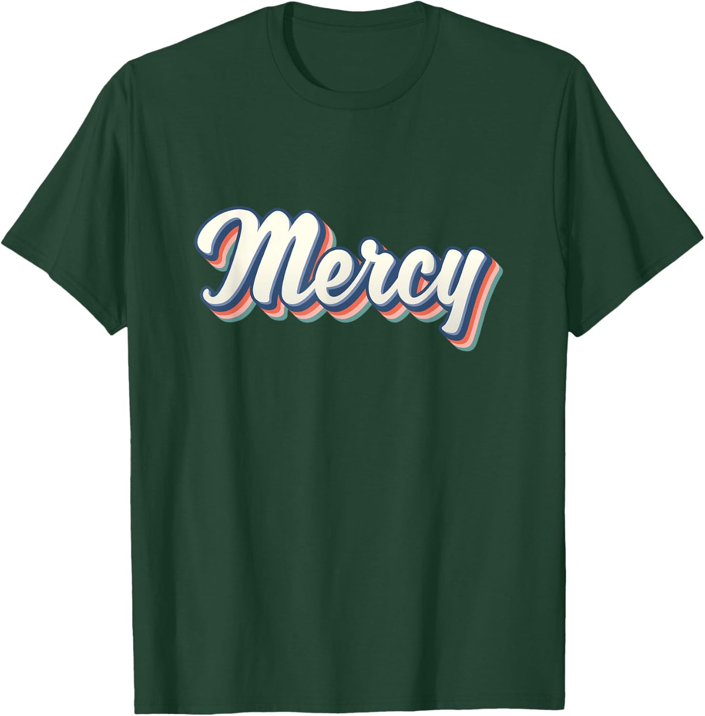 Mercy Youth Vintage Women First Name Mercy T-Shirt - T-Shirt | Forest