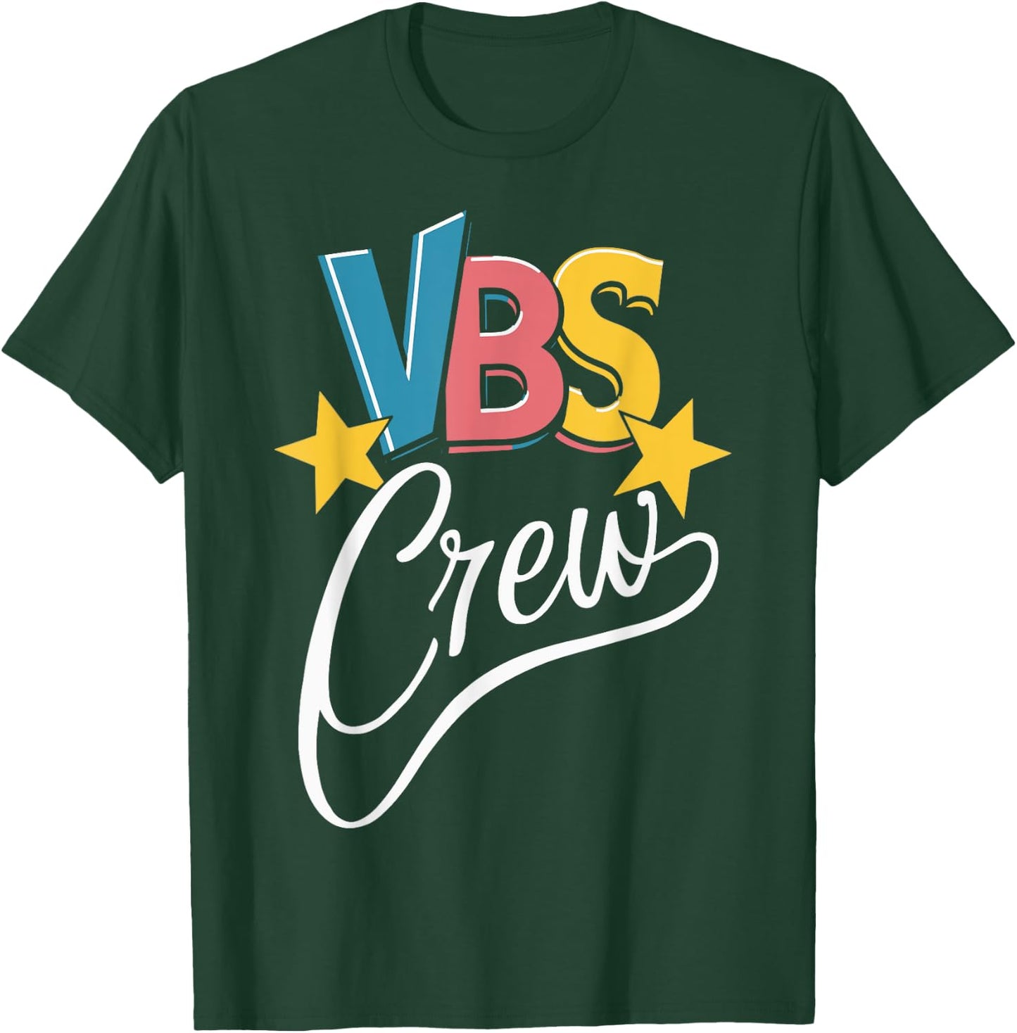 VBS Crew Faith-Based Gathering Sunday School Teacher Men Women Kids T-Shirt - T-Shirt | Forest