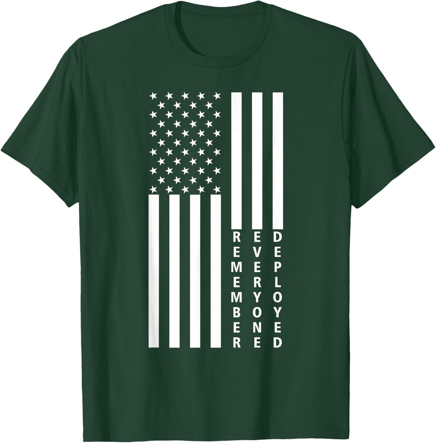 American Flag RED Friday Remember Everyone Deployed Military Women Kids Men T-Shirt - T-Shirt | Forest