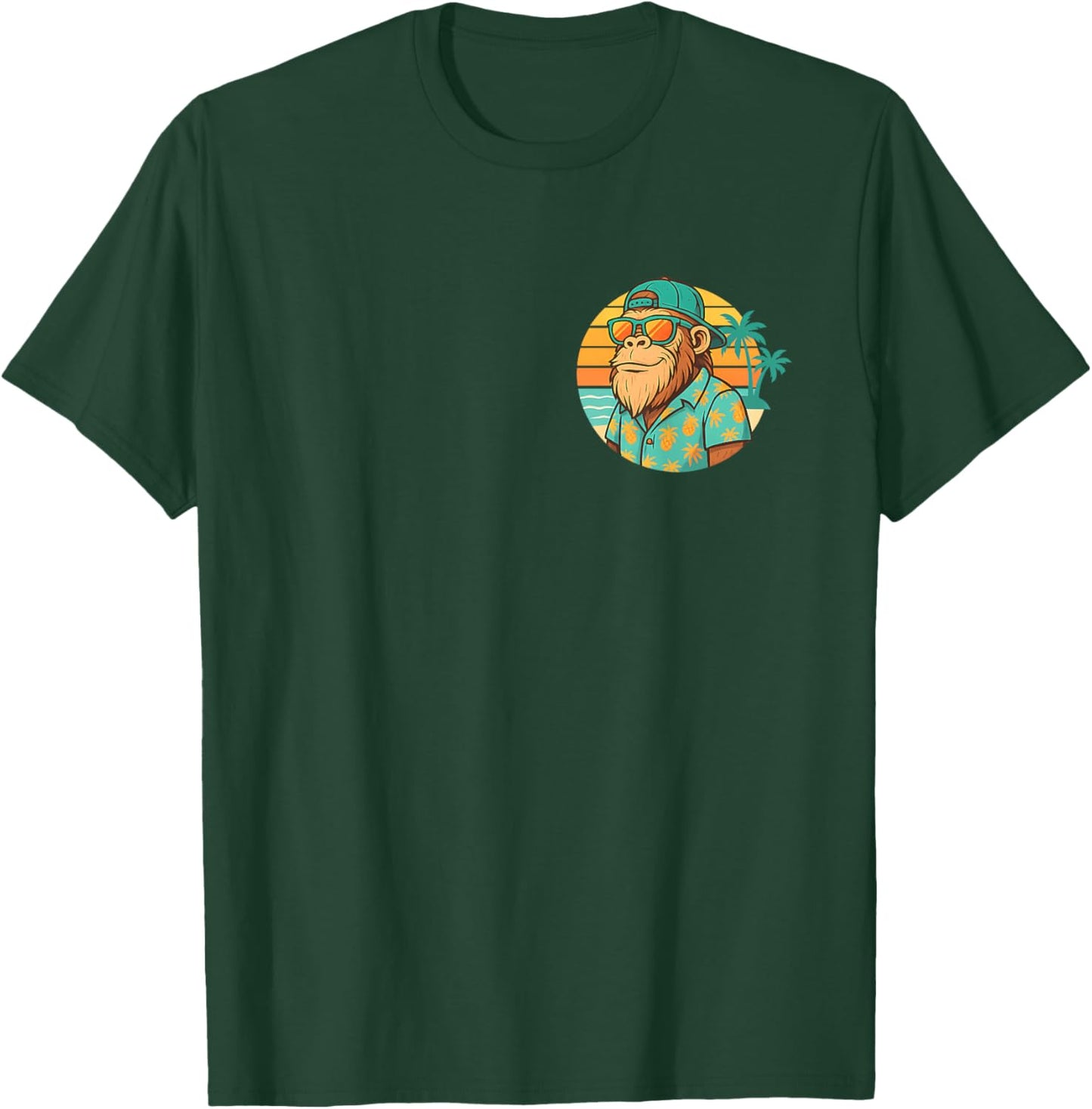 As Far As I-Know I'm Delightful Funny Monkey Saying 2 Sides T-Shirt - T-Shirt | Forest