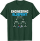 Engineering Blueprint Funny Engineer Duct Tape Repairing T-Shirt - T-Shirt | Forest