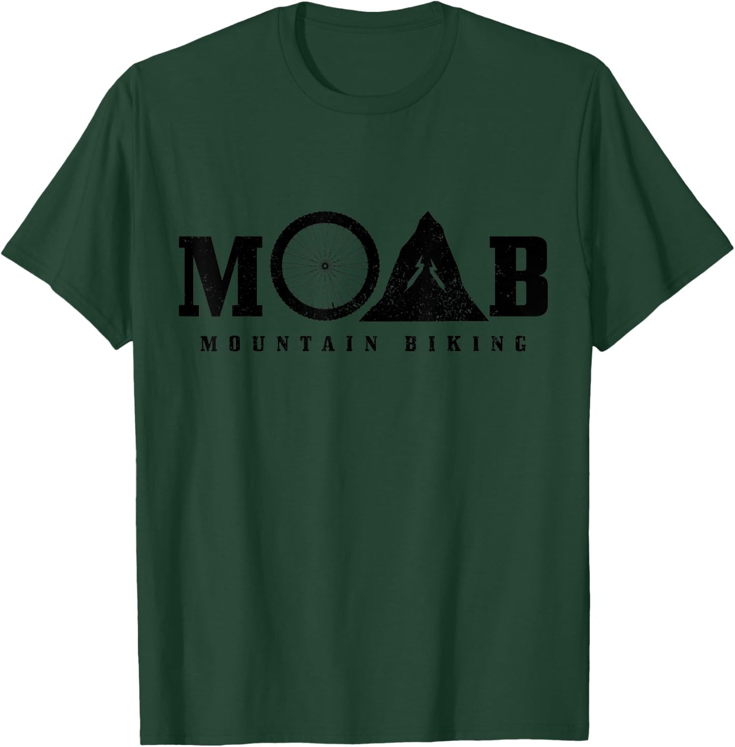 Moab Utah Mountain Bike MTB Downhill Biking Mountain Biker T-Shirt - T-Shirt | Forest