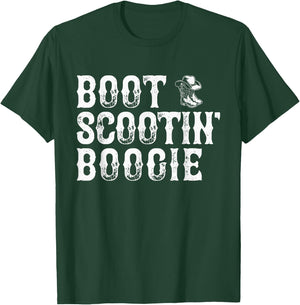 Boot Scootin’ Boogie Funny Country Music T-Shirt - T-Shirt | Forest