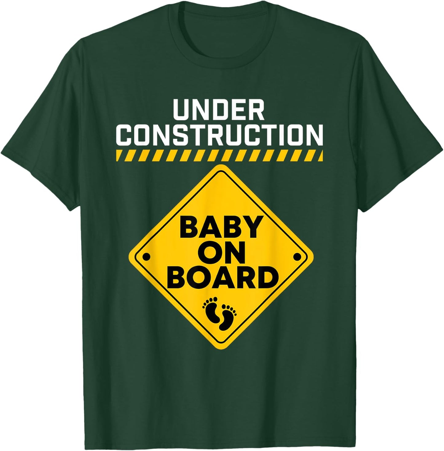 Baby On Board - Gender Reveal Baby Shower Pregnancy T-Shirt - T-Shirt | Forest