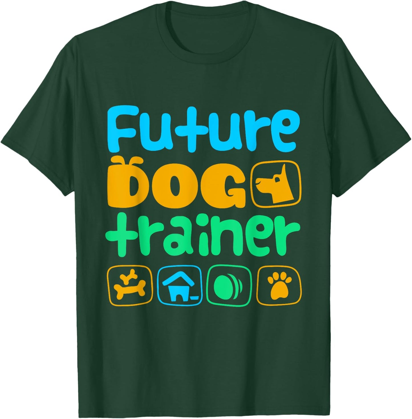 Future Dog Trainer Kid's T-Shirt - T-Shirt | Forest