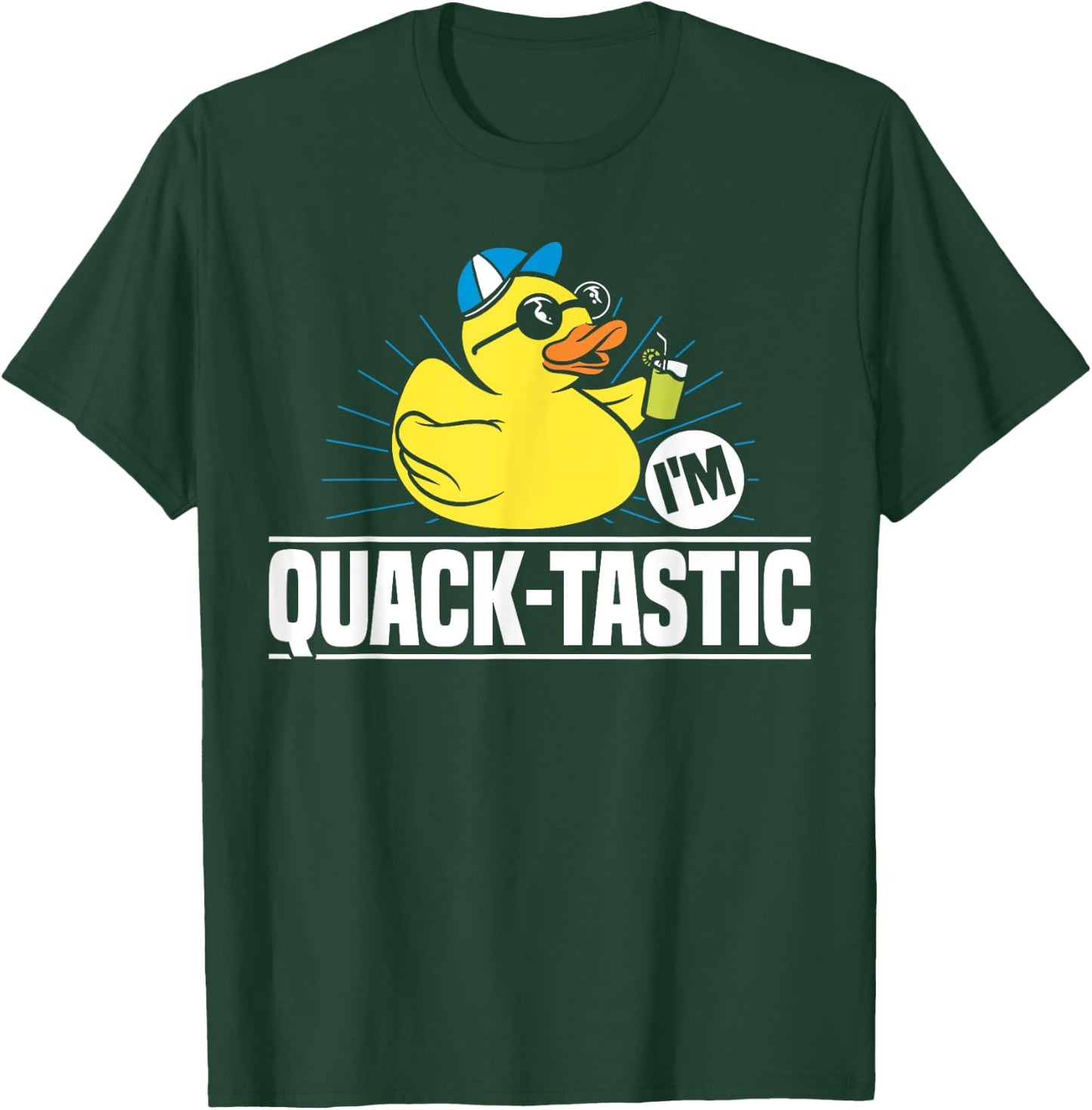 Im Quack-Tastic Rubber Duck Bath Duck T-Shirt - T-Shirt | Forest