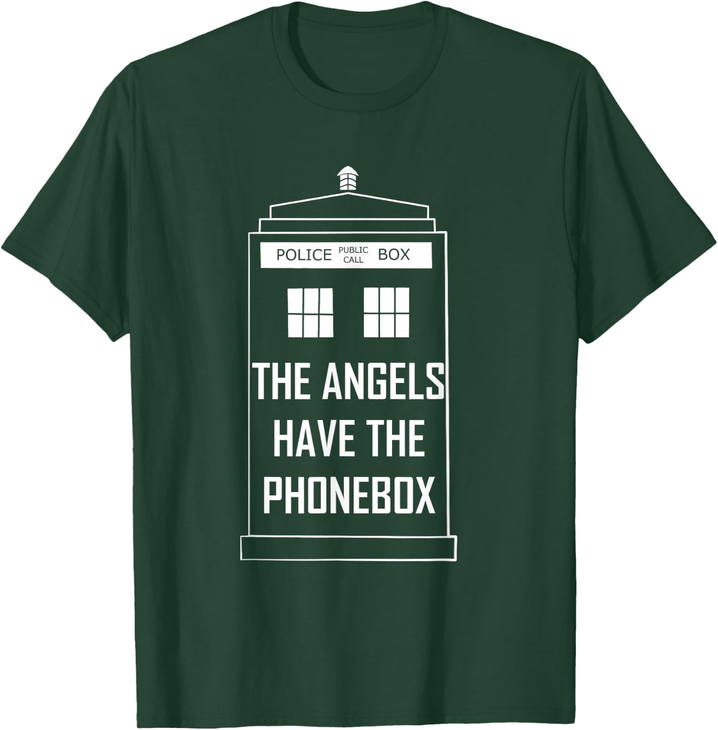 ''The angels have the phonebox'' T-Shirt - T-Shirt | Forest