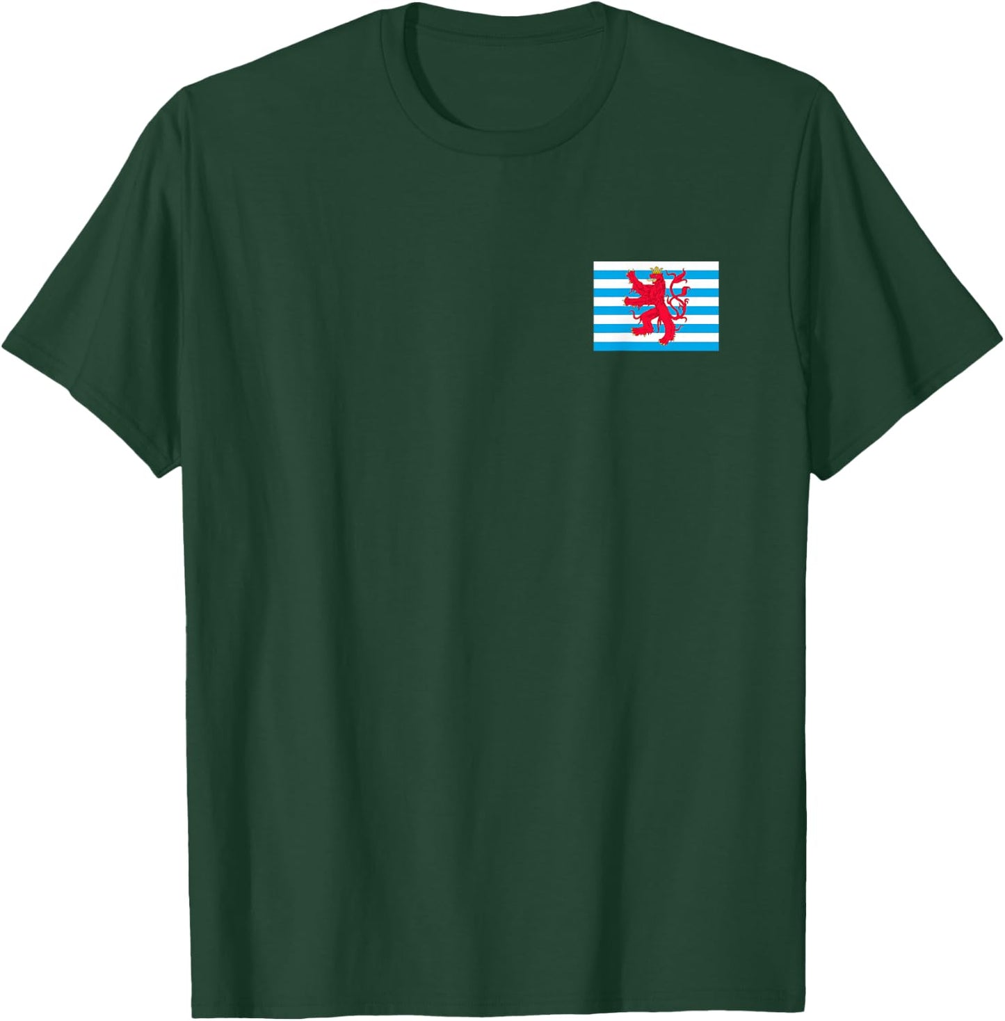 Luxembourg Flag Red Lion Ensign Version T-Shirt - T-Shirt | Forest