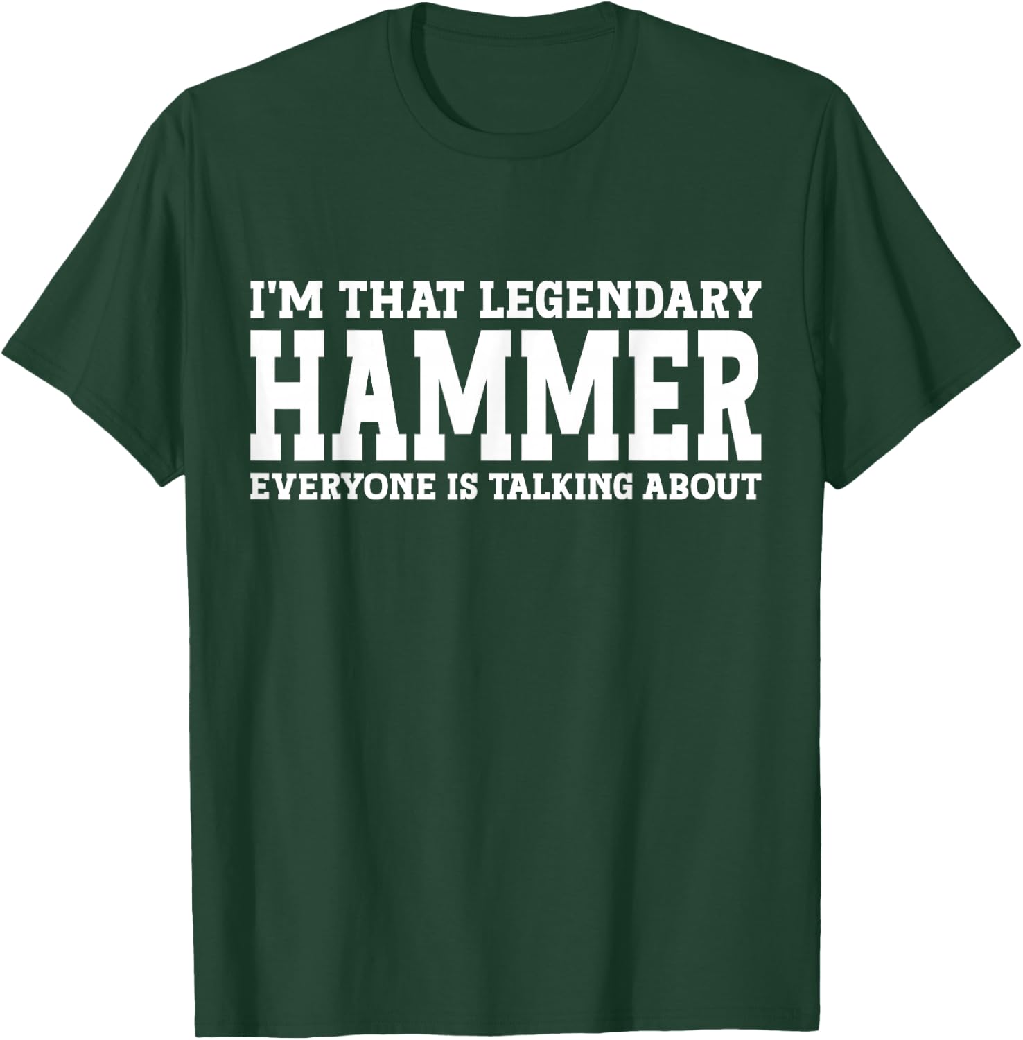 Hammer Surname Funny Team Family Last Name Hammer T-Shirt - T-Shirt | Forest