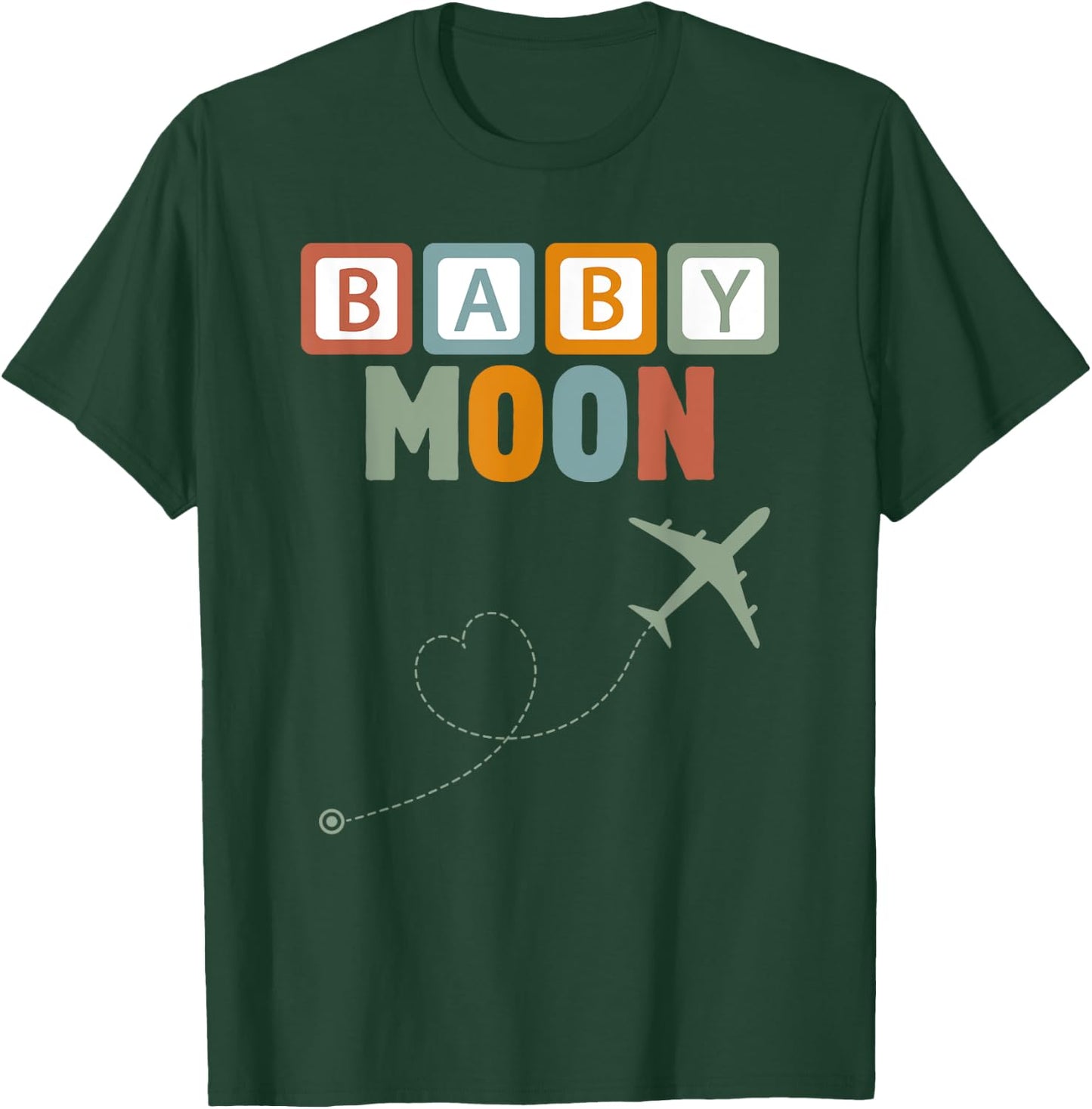 Cute Fun Babymoon Expectant Parents Trip Pregnancy Newborn T-Shirt - T-Shirt | Forest