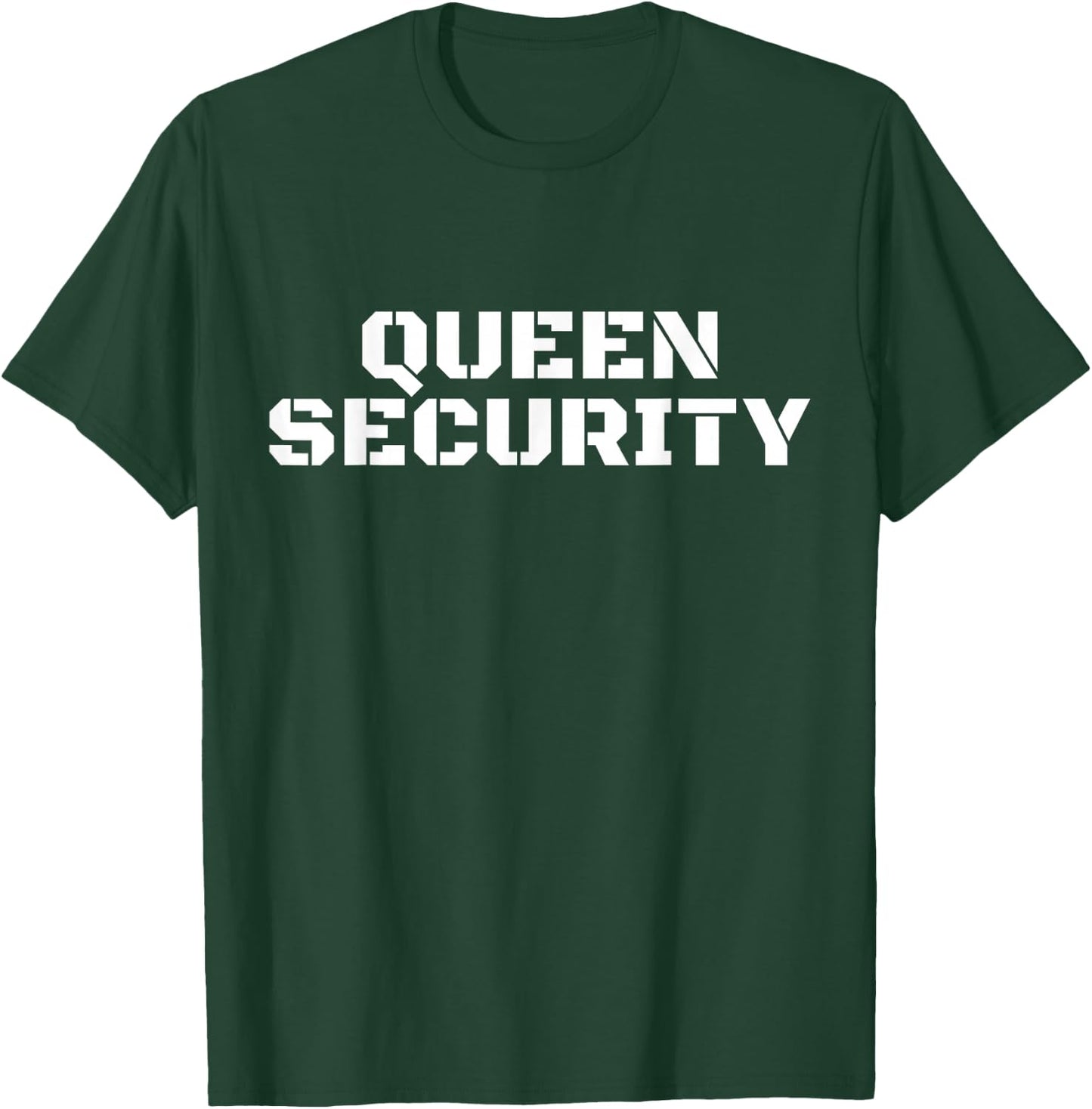 Dad Costume Daughter Halloween Queen Security T-Shirt - T-Shirt | Forest