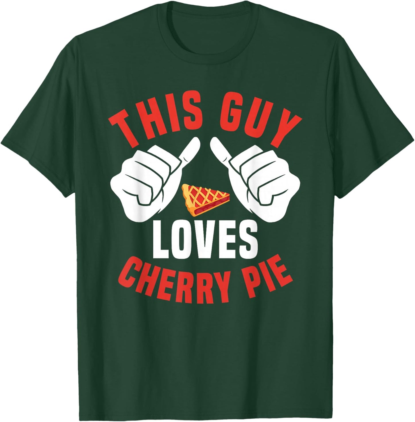 Great Cherry Pie Lover Apparel Bake Cake Men T-Shirt - T-Shirt | Forest