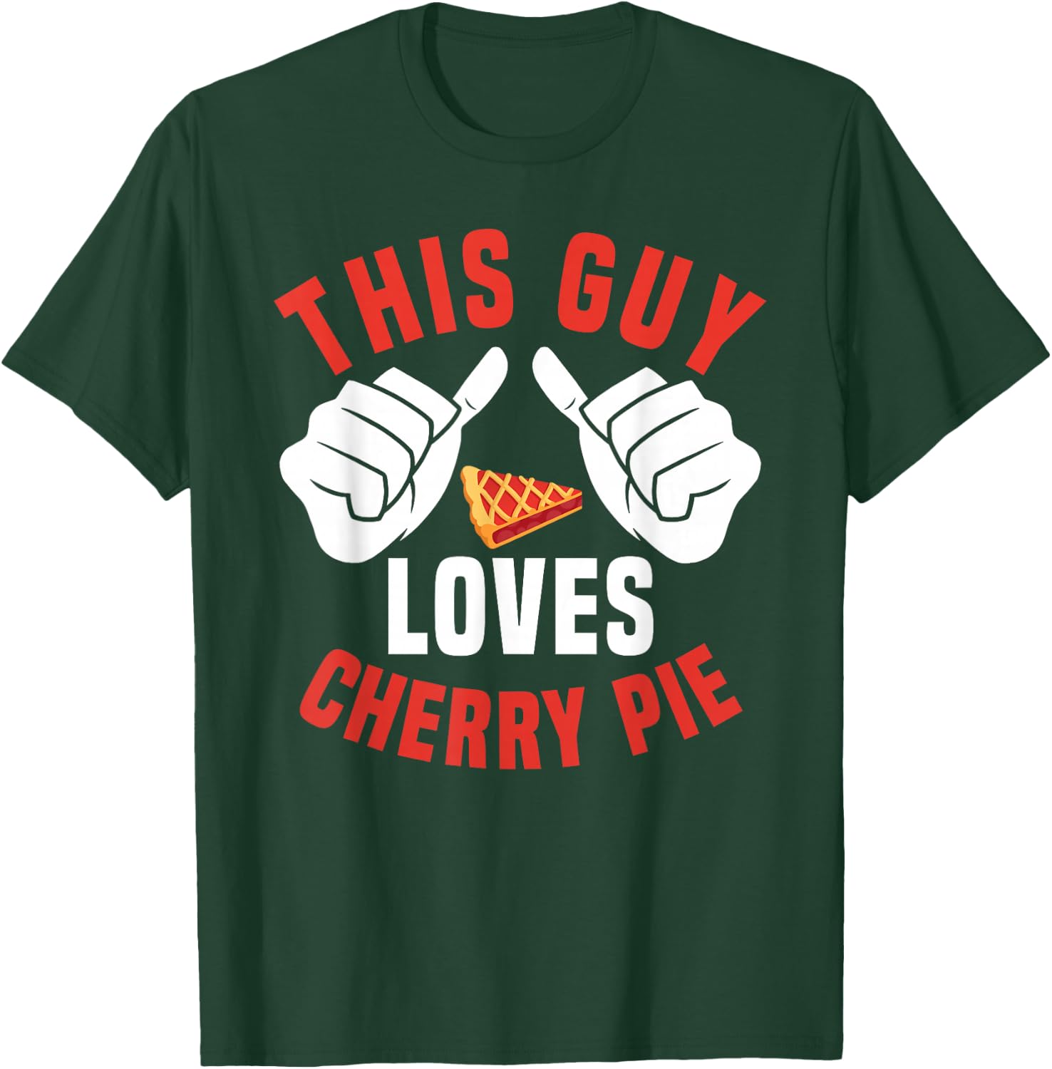 Great Cherry Pie Lover Apparel Bake Cake Men T-Shirt - T-Shirt | Forest