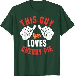 Great Cherry Pie Lover Apparel Bake Cake Men T-Shirt - T-Shirt | Forest