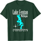 Modern Lake Fenton - Michigan T-Shirt - T-Shirt | Forest