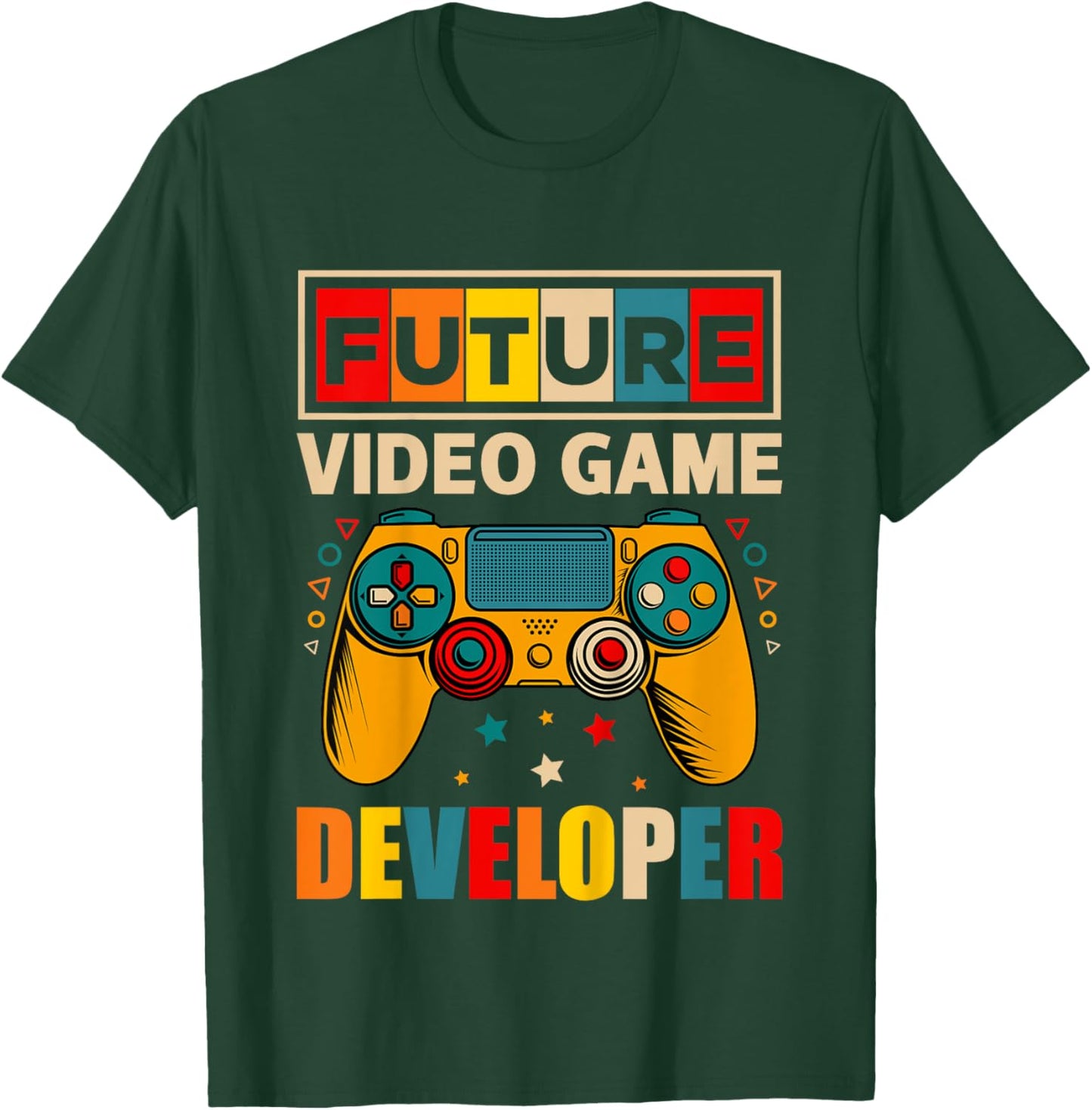 Kids Future Video Game Developer Toddler Boy Game Designer Gifts T-Shirt - T-Shirt | Forest