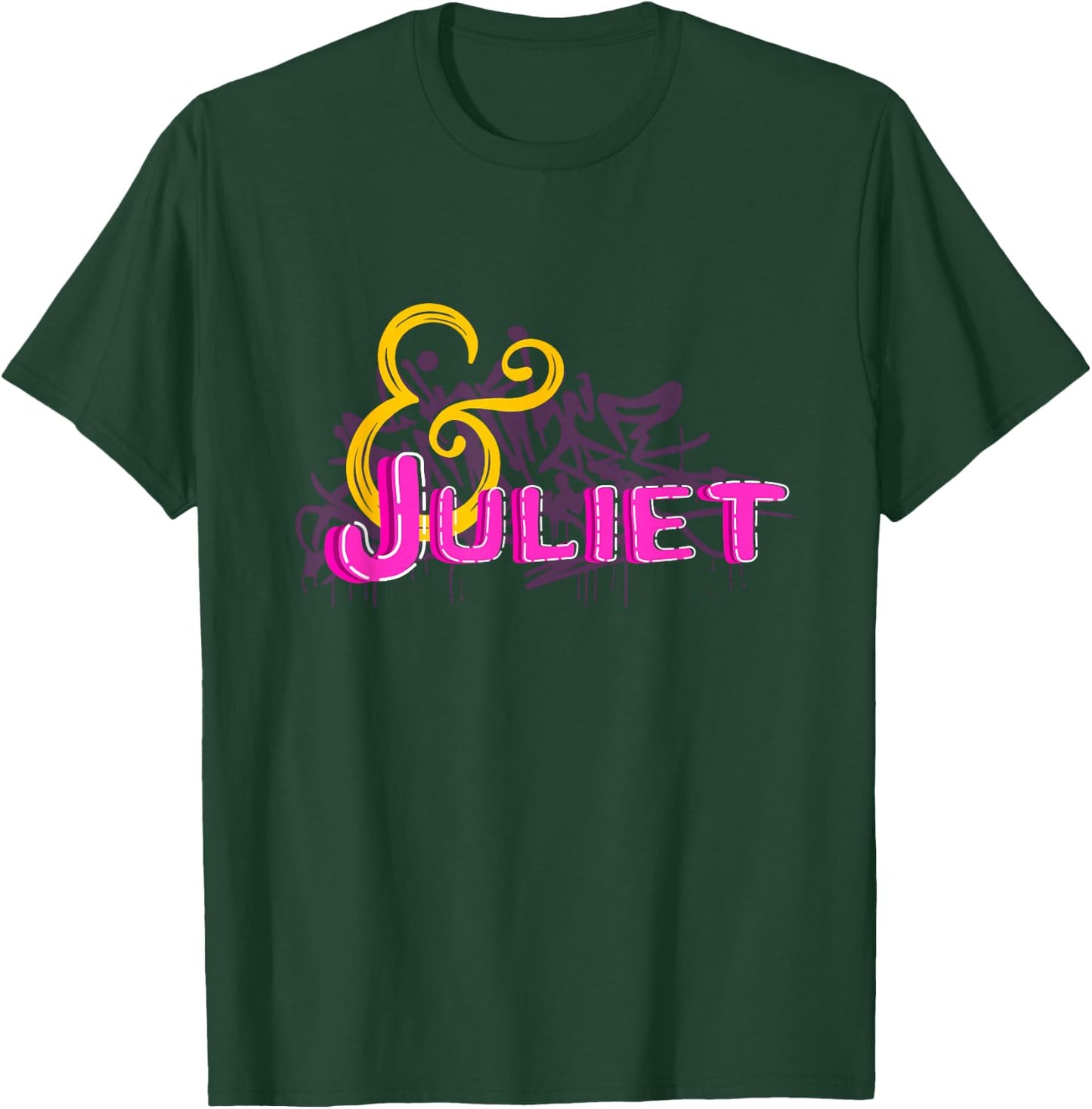 & Juliet Graffiti Musical Theatre Heart Musicals T-Shirt - T-Shirt | Forest