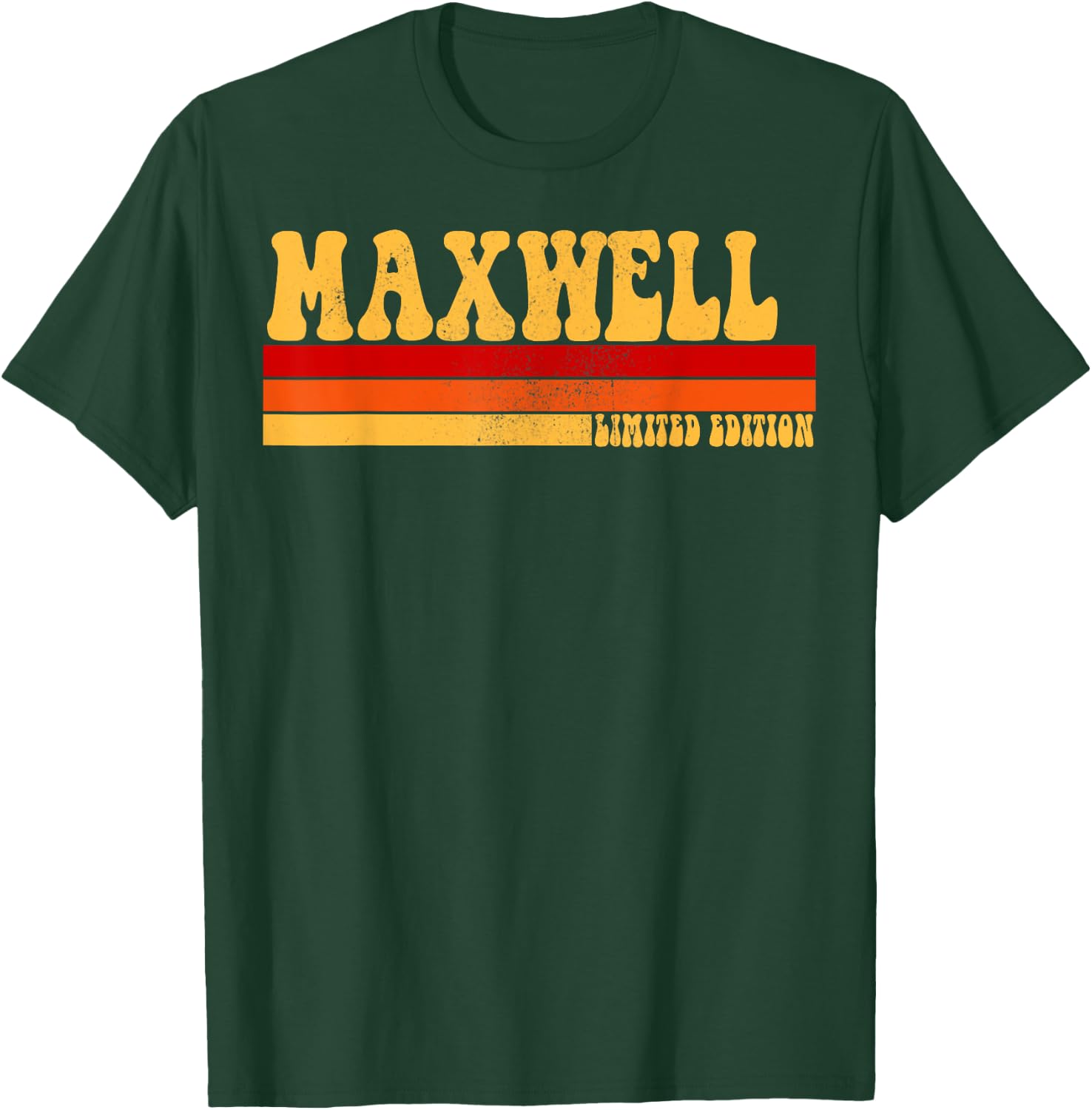 MAXWELL Name Personalized Idea Men Retro Vintage MAXWELL T-Shirt - T-Shirt | Forest