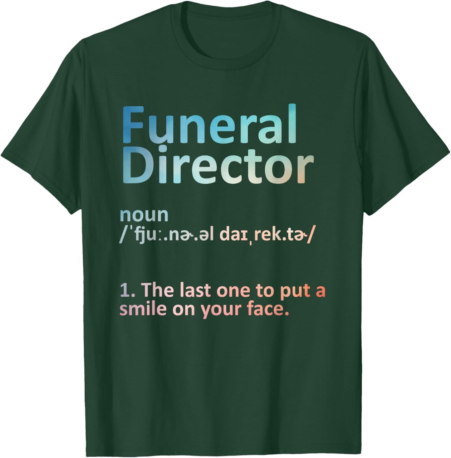 Cool Funeral Director Art Women Mortuary Mortician T-Shirt - T-Shirt | Forest