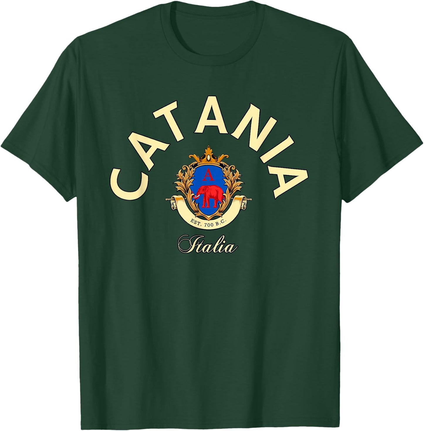 Catania Italia family trip Catania trip Catania fan Catania T-Shirt - T-Shirt | Forest