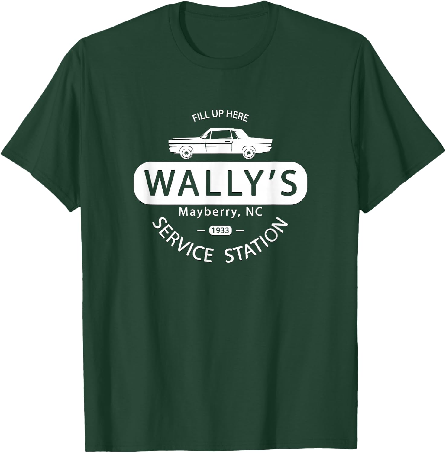 Andy Griffith Show | Wally's Service Station Classic TV T-Shirt - T-Shirt | Forest