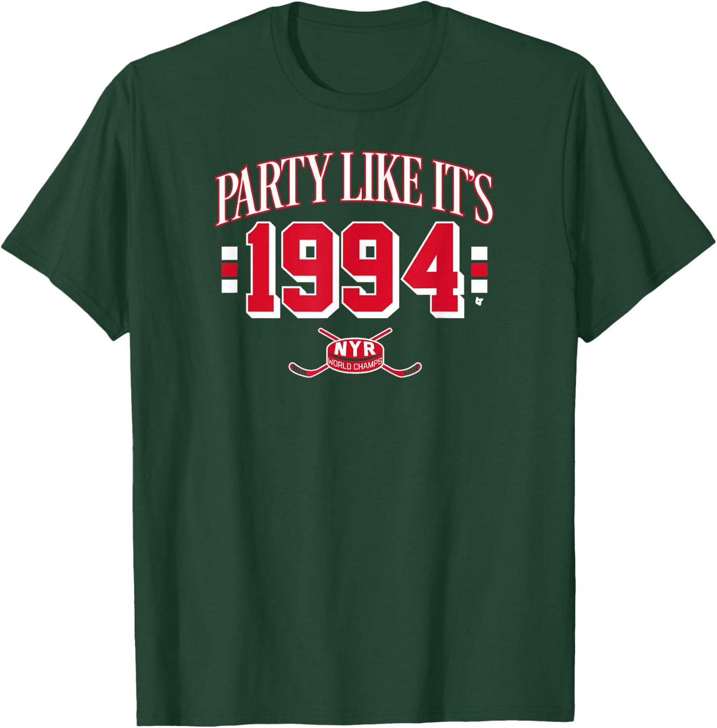 Party Like It's 1994 - New York Hockey T-Shirt - T-Shirt | Forest