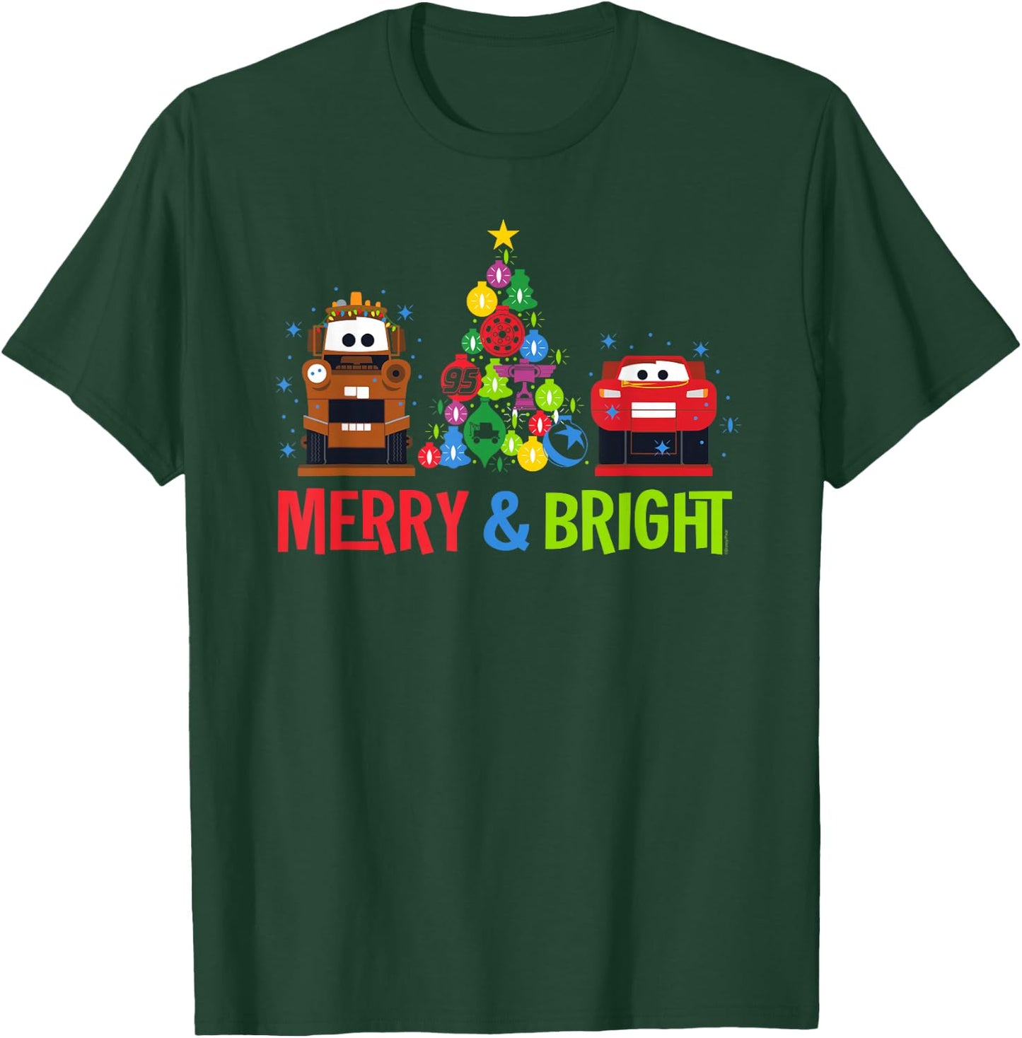 Disney and Pixar's Cars Christmas Holiday Nutcrackers T-Shirt - T-Shirt | Forest