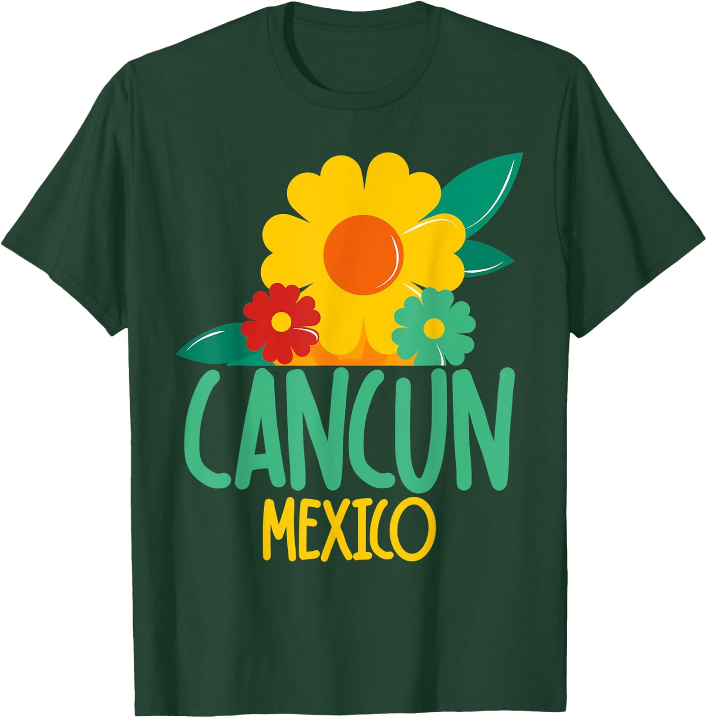 Cancun Mexico Shirts Vacation Travel Getaway Tropical T-Shirt - T-Shirt | Forest