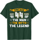 Aged 44 Years The Man The Myth The Legend 44th Birthday T-Shirt - T-Shirt | Forest