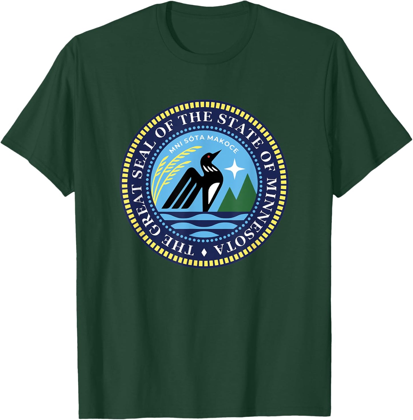 Minnesota Seal with Loon T-Shirt - T-Shirt | Forest