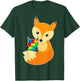 Baby Fox Love Puzzle Piece Animal Cool Autism Awareness Gift T-Shirt - T-Shirt | Forest