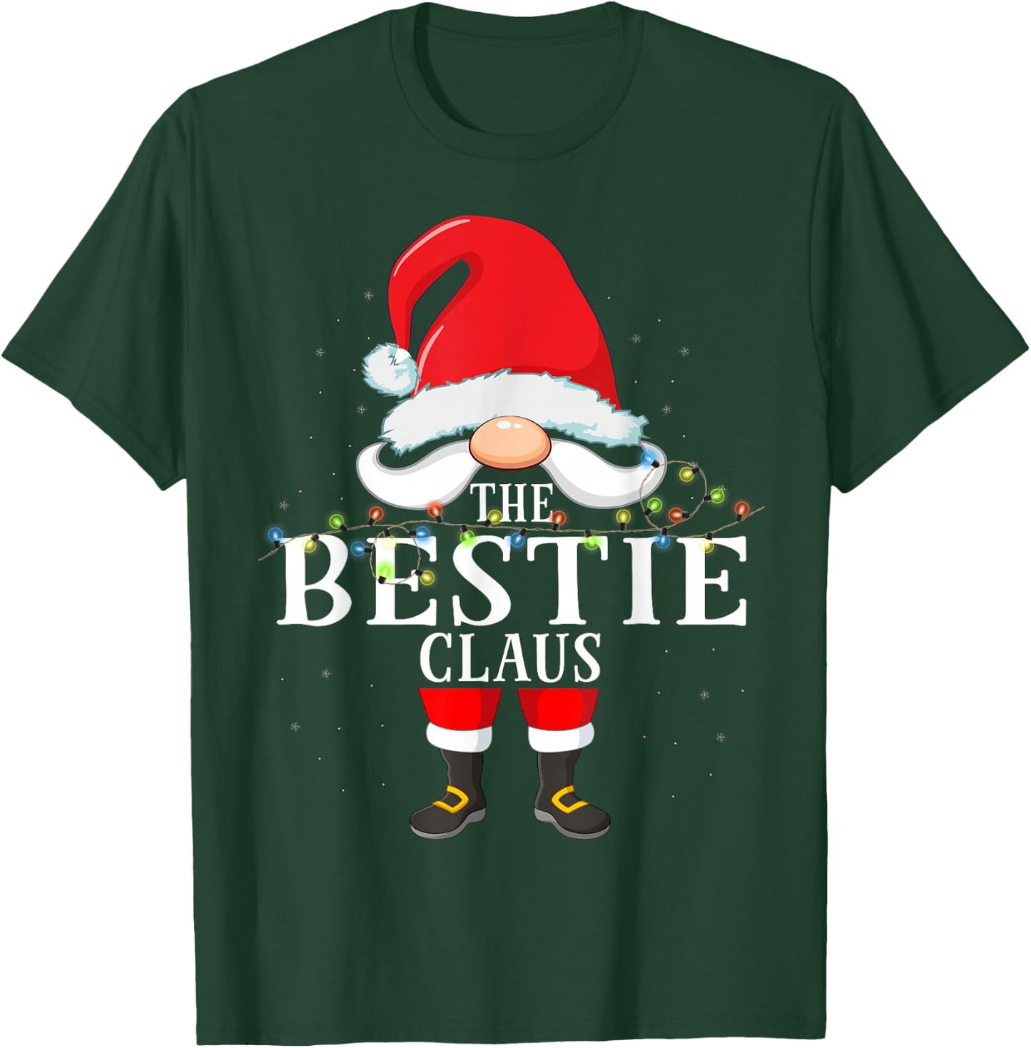 99 Gifts Santa Claus Matching Family Pajama Adult Christmas Novelty Black Small T-Shirt - T-Shirt | Forest