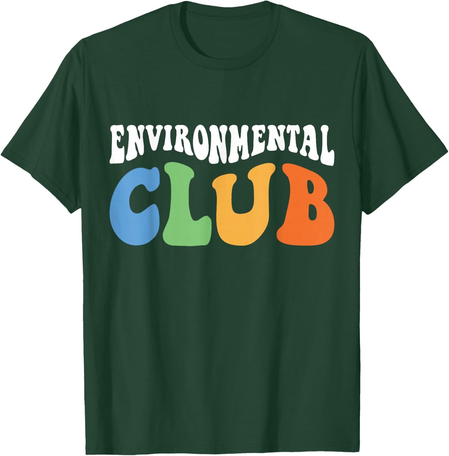 Men Women Boys Girls Funny Retro School Environmental Club T-Shirt - T-Shirt | Forest