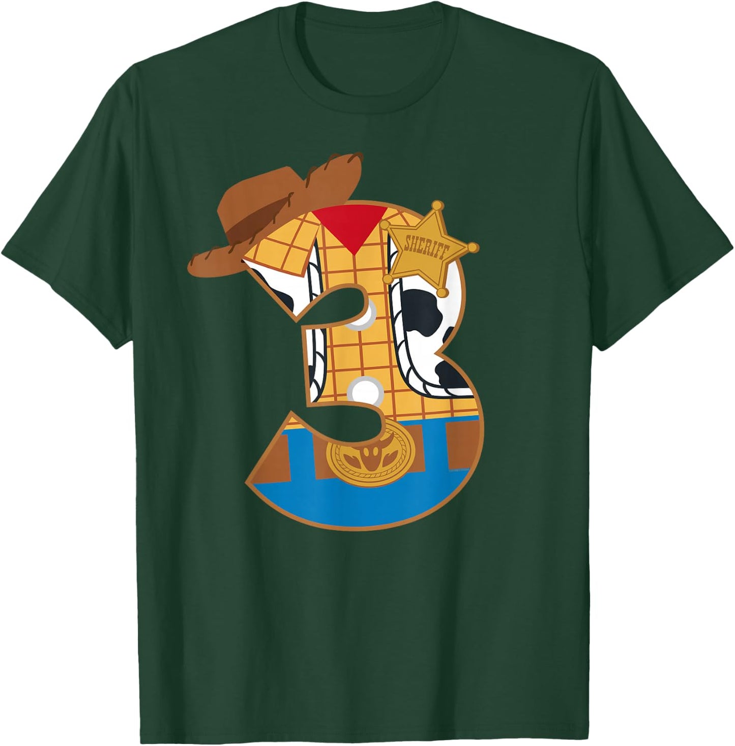 Disney and Pixar's Toy Story Third Birthday 3 Years Old T-Shirt - T-Shirt | Forest