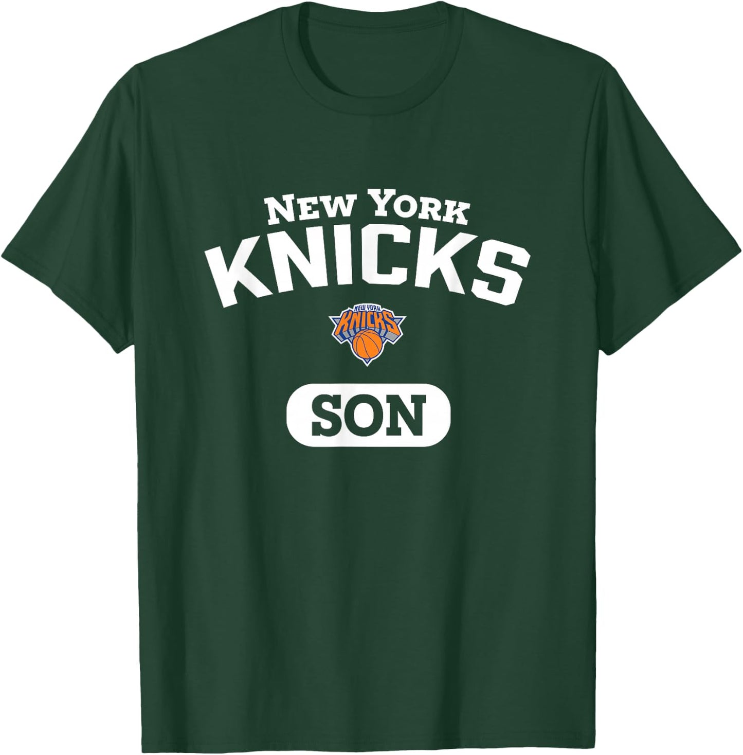 NBA New York Knicks Son Arched Team Logo T-Shirt - T-Shirt | Forest