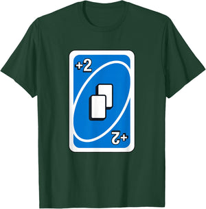 UNO - Blue Draw Two Card T-Shirt - T-Shirt | Forest
