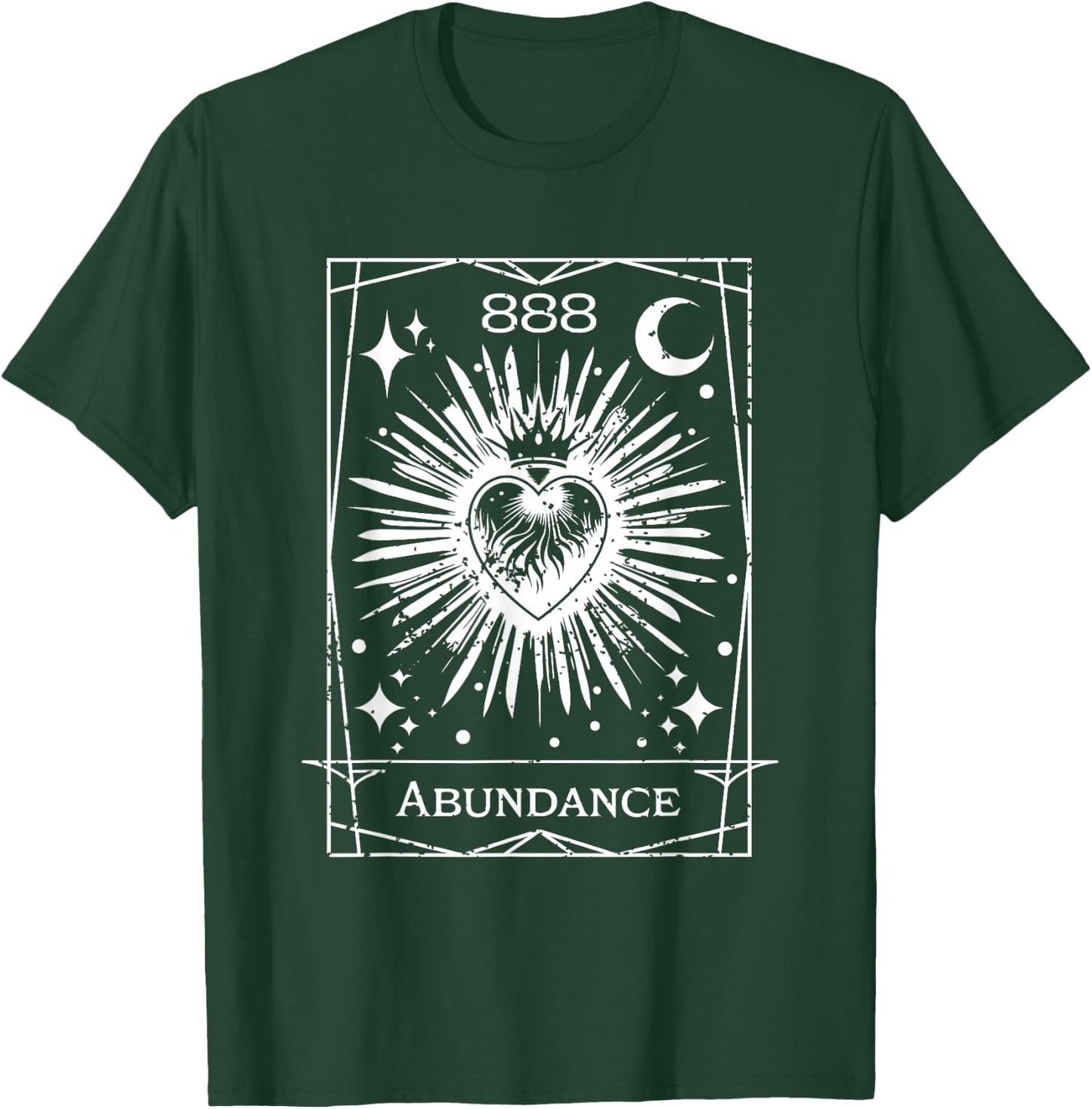 Angel Number 888 Abundance Numerology Personal Number 888 T-Shirt - T-Shirt | Forest