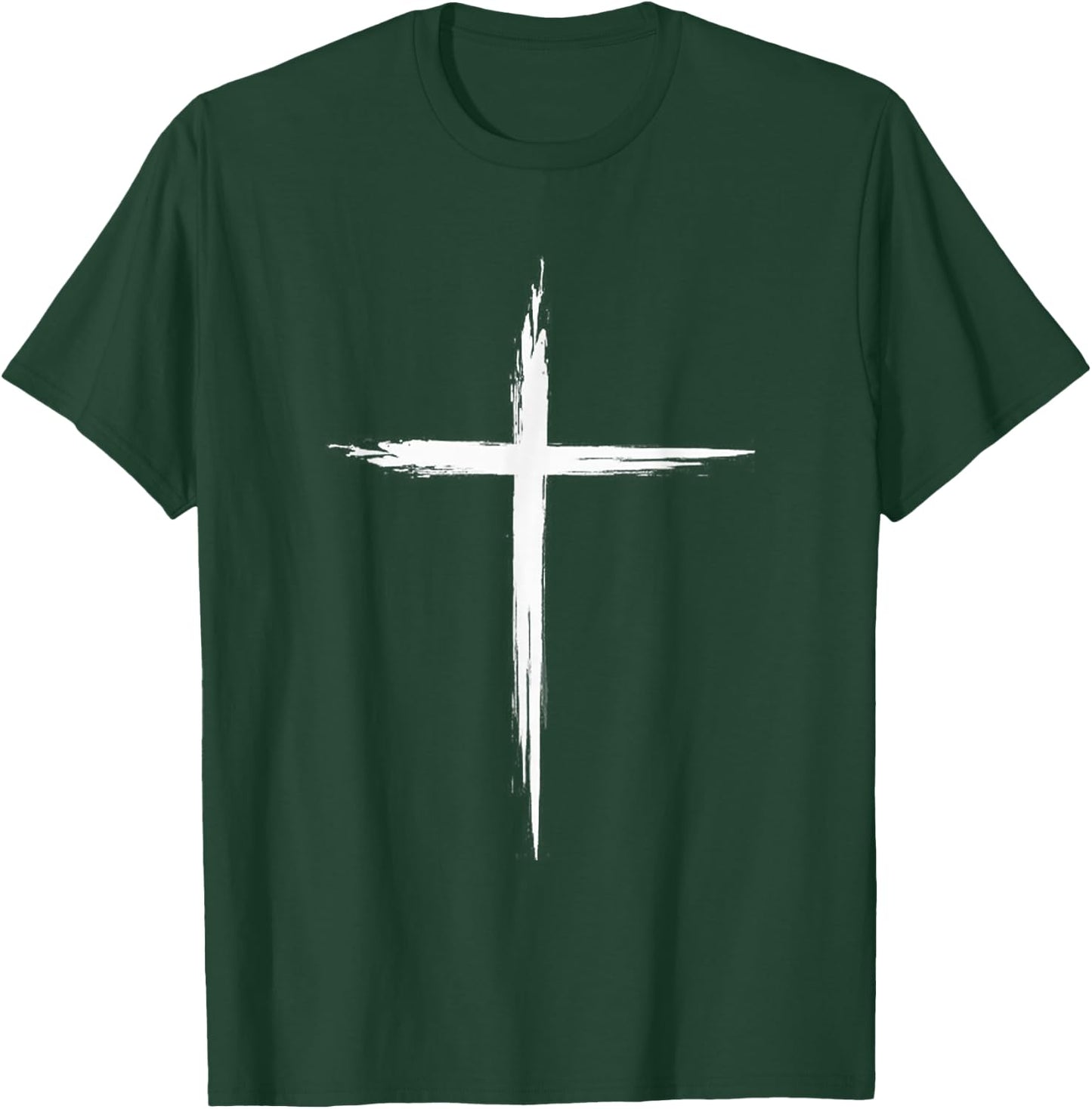 Faith Cross, , Jesus Cross Tattoo Cross T-Shirt - T-Shirt | Forest