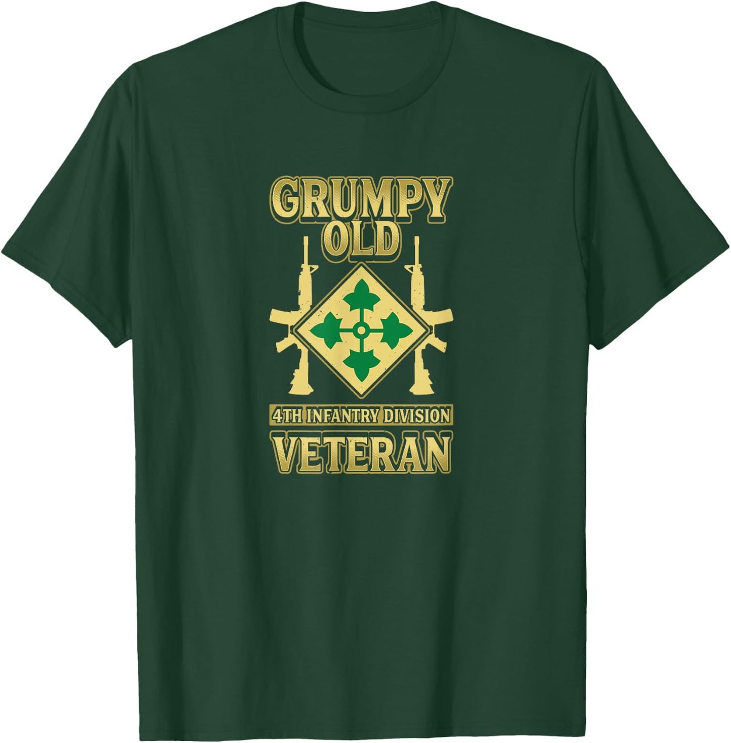 4th Infantry Division Shirt Fourth ID Veteran T-Shirt - T-Shirt | Forest