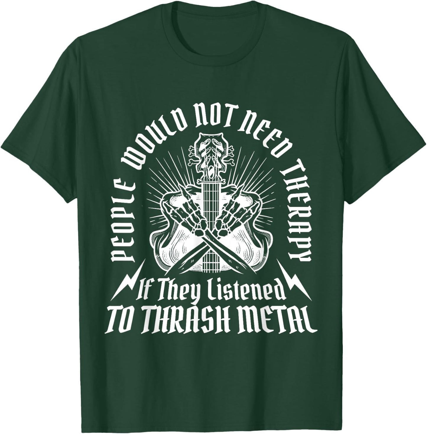 Metal Festival Outfit Concert Music Band Guitar Thrash Metal T-Shirt - T-Shirt | Forest