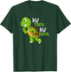 My Race My Pace Turtle Running For Health And Happiness Fun T-Shirt - T-Shirt | Forest