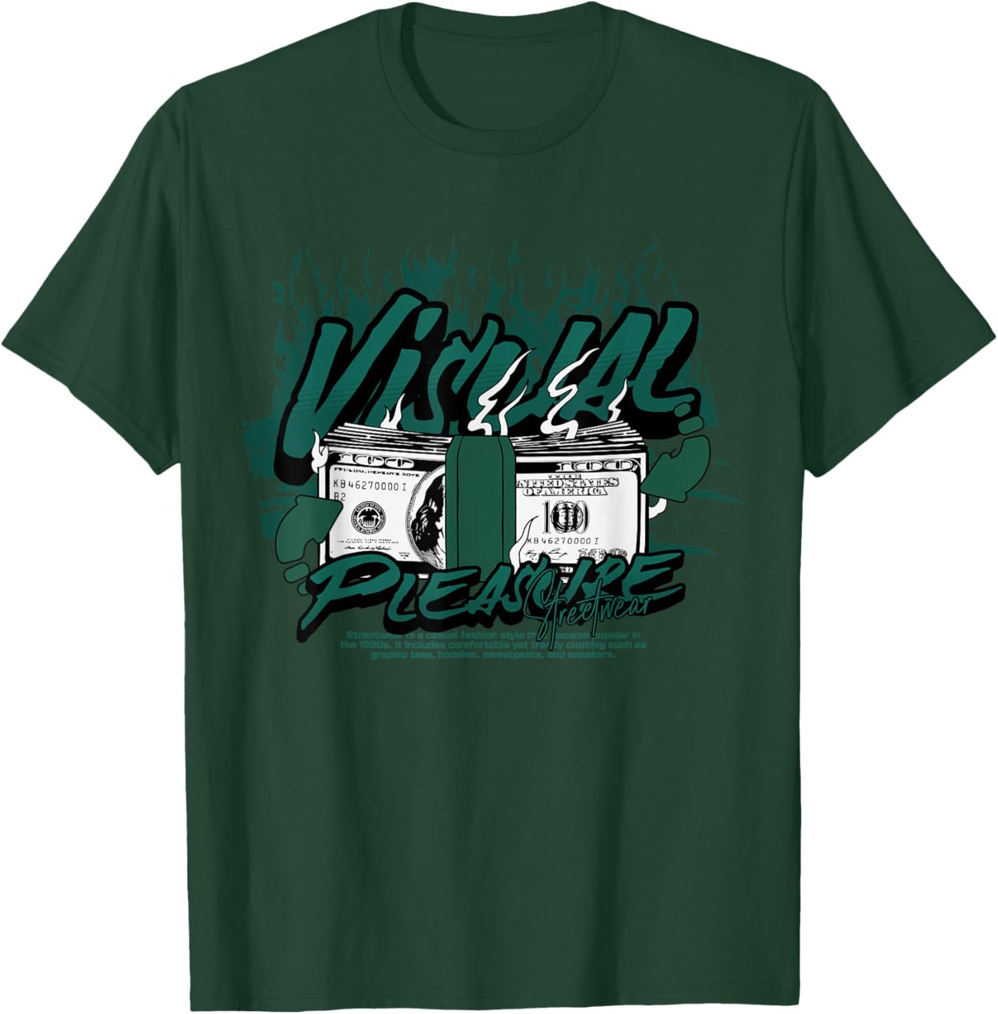 Visual Money Oxidized Green 4s Matching Women T-Shirt - T-Shirt | Forest