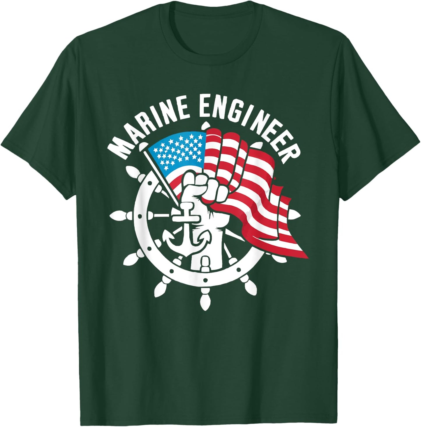 Marine Engineer Job Profession Marine Engineering T-Shirt - T-Shirt | Forest