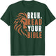 Men Bruh Read Your Bible Dad Boy Funny Christian Religious T-Shirt - T-Shirt | Forest