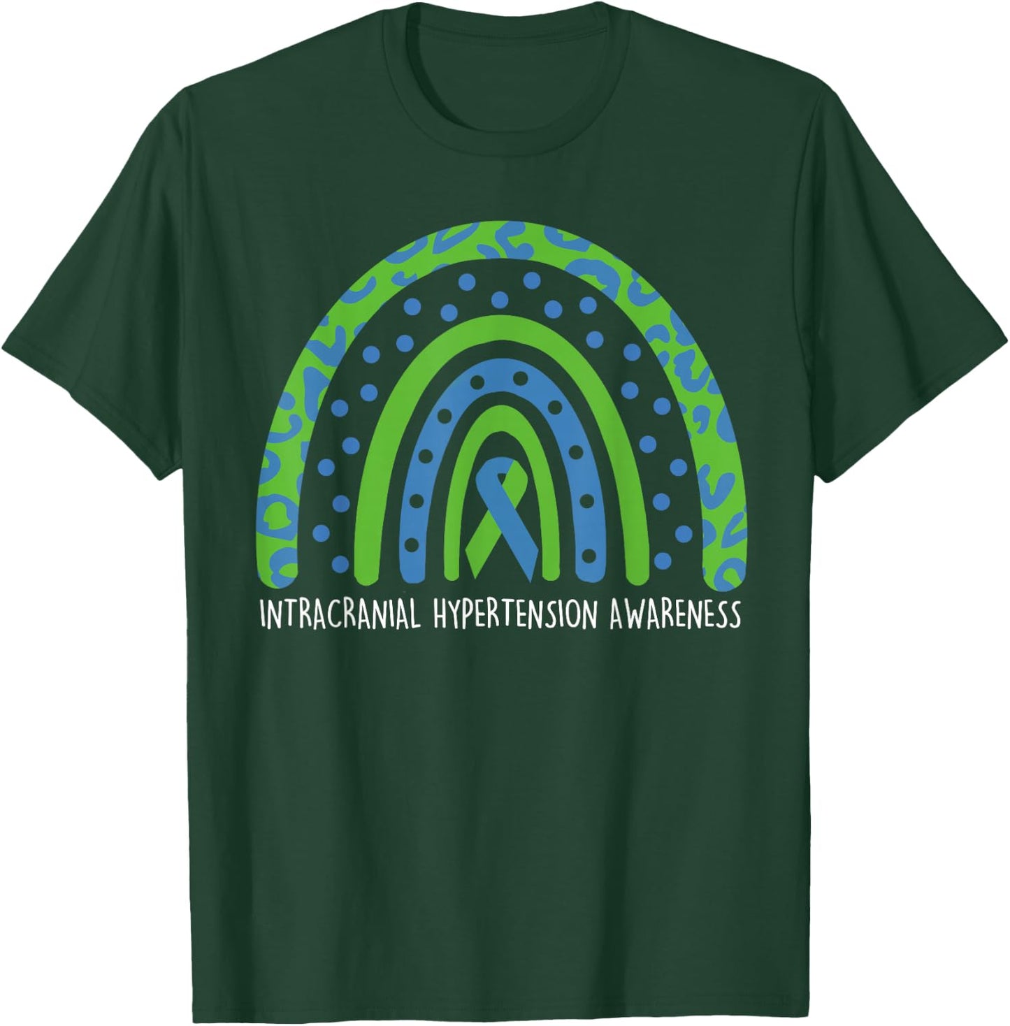 IIH Awareness Intracranial Hypertension Awareness IIH Surviv T-Shirt - T-Shirt | Forest
