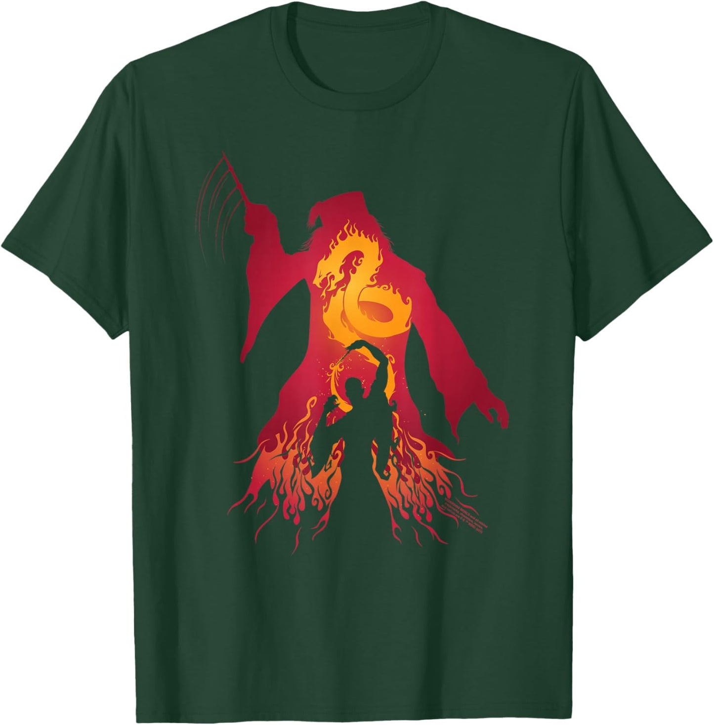Harry Potter Fiery Dumbledore vs. Voldemort T-Shirt - T-Shirt | Forest